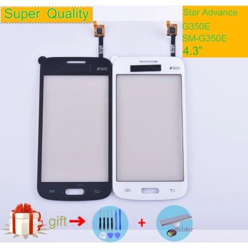 G350E For Samsung Galaxy Star Advance G350E SM-G350E Touch Screen Panel Sensor Digitizer Glass Touchscreen NO LCD black white