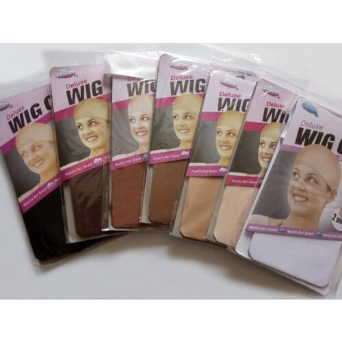 Clearance Quality Deluxe Wig Cap Hair Net For Weave Hair Wig Net Stretch Mesh Wig Cap For Making Wigs Free Size 50PCS/LOT(25bag)