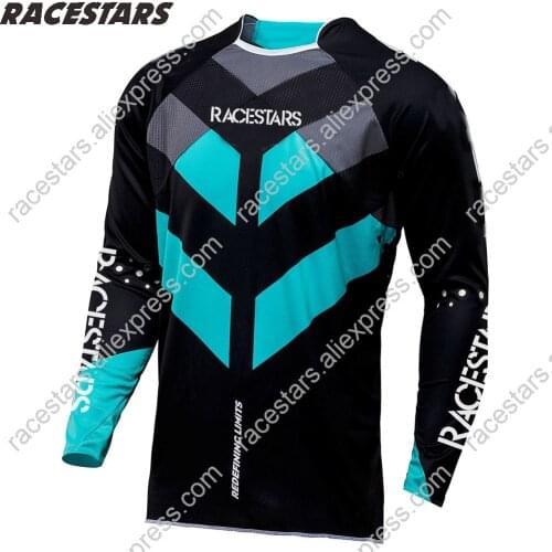 RACESTARS 2020 Motocross Jersey Cycling Downhill Camiseta Ropa MTB Long Sleeve Moto Jersey mountain bike DH shirt mx clothing