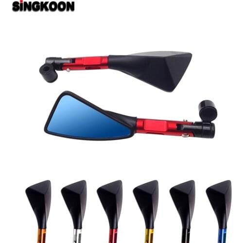 For honda shadow vt750 pcx 125 gsr 600 cb1000r mt10 Universal Motorcycle Mirror Moto Rearview Mirrors CNC Aluminum Side Mirrors