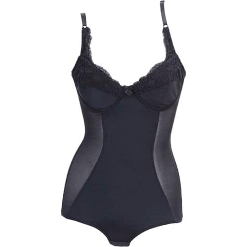 Women Body Shaper Slimming Sheath Sexy Waist Trainer Corset Shapewear Modeling Strap Post Surgery Slimming Bodysuit With Bra Cup