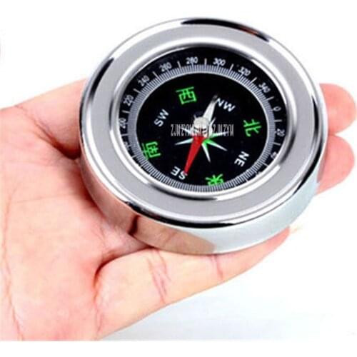 ZZ0238 Camping Hiking Portable stainless steel Material Compass Navigation for Outdoor Activities Diameter 60mm 20pcs