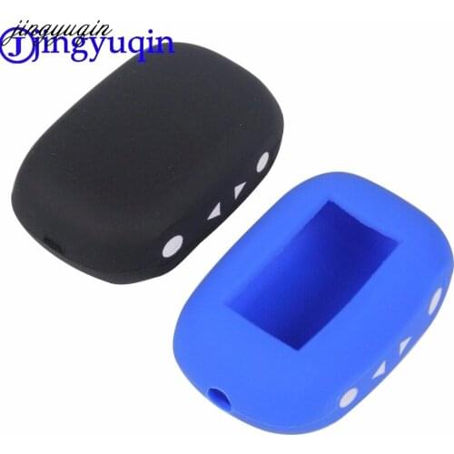 Jingyuqin 10pcs For StarLine B62 B64 B92 B93 B94 LCD Alarm Remote Controller KeyChain Cover Car Styling