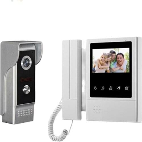4.3Inch Video Door Phone Handset Hands Free Intercom 2 Way System For Hot Selling