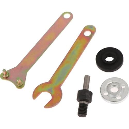 5Pcs/Set Electric Drill Variable Angle Grinder Connecting Rod Converter Set Drill Conversion Angle Grinding Tool 6mm