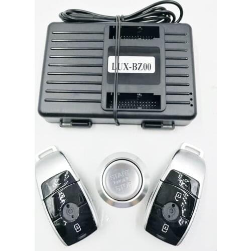 For Mercedes Benz E Class W212 Car Add Push Start Stop SystemRemote Starter System and Keyless Entry System with New Remote Key