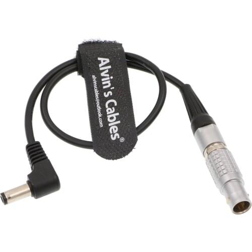 Alvin’s Cables Power Cable for Feelworld FW279 FW279S Monitor from 3 Pin Steadicam MK-V V2 12V 2.1mm DC Right Angle to 1B 3 Pin