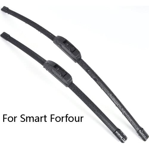 Car Windshield Wiper Blades For Smart Forfour from 2004 2005 2006 2007 2008 2009 2010 2011 to 2018 Car Windscreen wiper Rubber