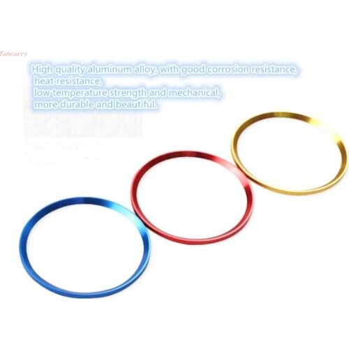 Car Wheel Metal Circle Cover Decoration Accessories For Citroen C3 C4 C5 DS3 DS4 DS5 DS6 C1 C2 C6 C8 Fiat 500 Saab Renault