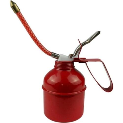 Metal High Pressure Oil Can Feed Oil Spray Gun Bottle with Flexible Spout