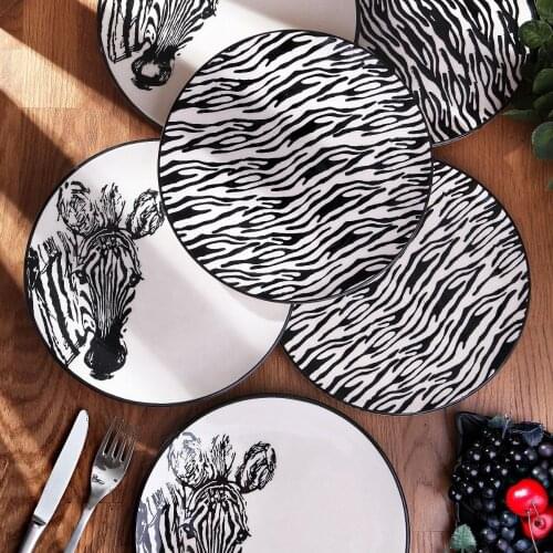 Plate Set Handmade 6 Pieces Special Design 21cm FAST DELIVERY