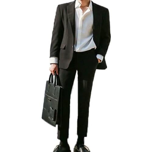 New Design Mans Suits For Wedding Evening Dress Business Suit Dinner Suit Party Suit Groom Wear Two Pieces Suit(Jacket+Pants)