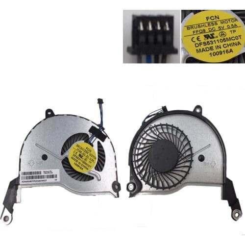 New Laptop Cooling Fan For HP Pavilion 15-N series DFS200405010T CPU Cooler/Radiator