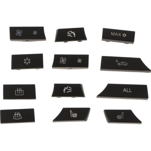 Fits for BMW 5 6 7 F10 F12 F01 Car Center A/C Heater Switch Buttons 12pcs