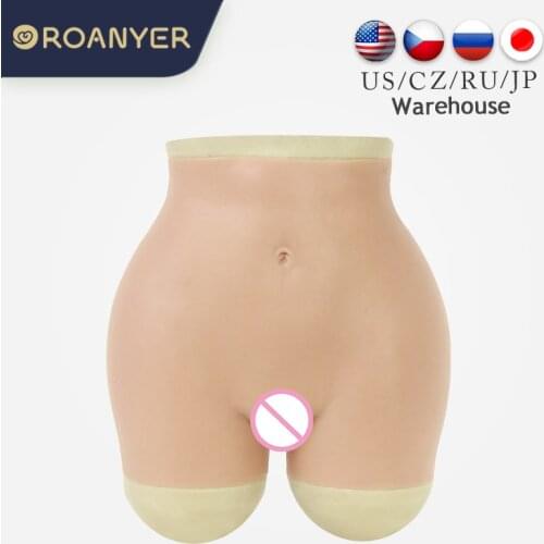 ROANYER Crossdresser Silicone Realistic Hip Enhancing Panty Pussy Transgender Artificial Pant For Shemale Enhancer Hip Up