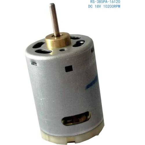 RS-385PA-16120 Quality DC motor18V 10200RPM DIY Remote Control Electronic lock brushed dc motor