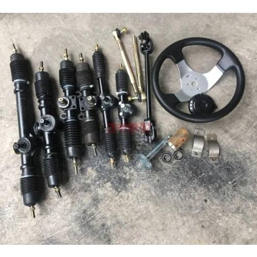 Homemade Four-wheeled Electric Motorcycle Go-kart Accessories Modified Steering Machine Steering Wheel Wand