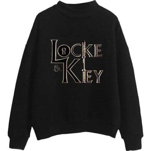Locke & Key Fashion Turtleneck Sweatshirts Women Men Long Sleeve Sweatshirts Hot Sale Casual Pullover Clothes