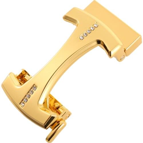 Guan Pin Genuine Mens Belt Head, Belt Buckle, Leisure Belt Head Business Accessories Automatic Buckle Width 3.5CM LY136-23969