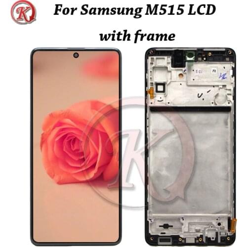 AMOLED Display For Samsung Galaxy M51 M515 SM-M515F SM-M515F/DSN LCD Touch Screen Digitizer Assembly For Samsung M51 display TFT