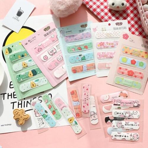 Waterproof Breathable Band Aid Cute Cartoon Band Aid Adhesive Bandages Outdoor Portable First Aid Emergency for Kids Children