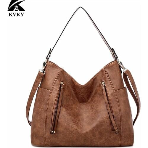 2020 womens bag trend PU leather retro fashion womens shoulder bag portable diagonal bag Boston bag