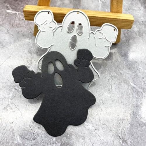2020 Halloween Ghosts Metal Cutting Dies DIY Scrapbooking Paper Photo Album Crafts Knife Mould Cards Embossing Mold Stencils