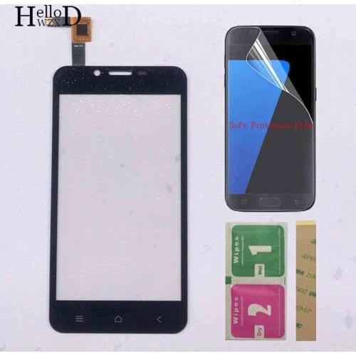 4.3'' Touch Screen Panel For DEXP Ixion X140 Touch Screen Digitizer Panel Front Glass TouchScreen Sensor + Protector Film