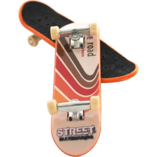 4 Pcs Professional Mini Fingerboards/ Finger Skateboard, Unique Matte Surface (Random Patterns and Colors)