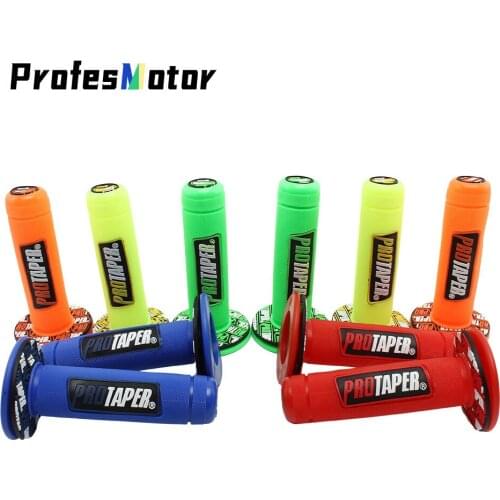 5 Colors Option Handle Grip Protaper Motorcycle Protaper Dirt Pit Bike Motocross 7/8" Rubber Gel Hand Grips Brake Hands
