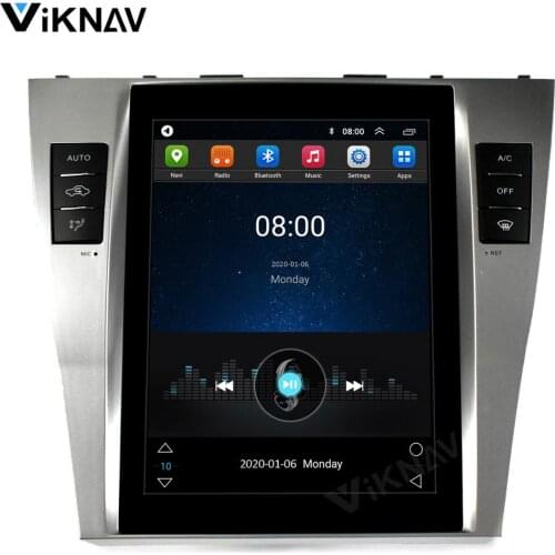 10.4'' Vertical Screen Car Radio GPS Navigation for-TOYOTA CAMRY 2008-2011 with car stereo system Car GPS Multimedia Player