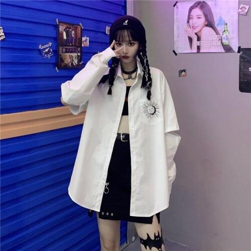 Женские рубашки с длинным рукавом Itsyoung China At AliExpress