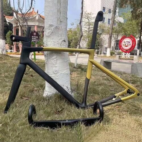 2020 NEW T1100 Carbon Road Bike Frame Cycling Bicycle Disc Disk Bike Frame With Handlebar DPD Available