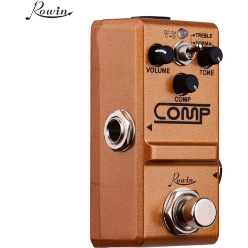 Rowin Compressor Guitar Pedal Effect Pedal True Bypass Accessories