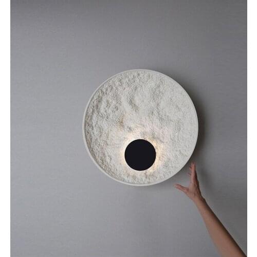 Personality Resin LED Wall Lamp Minimalist Nordic Foyer Bedroom Bedside Sconce Hotel Aisle Corridor Decoration Bracket Light