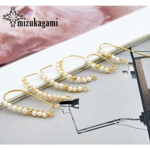 Женские золотые серьги MIZUKAGAMI China At AliExpress