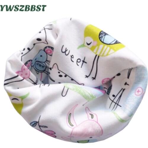 New Fashion Cotton Children Scarf Autumn Winter Baby Boys Scarf Kids O Ring Scarf Collar Girls Winter Scarves Magic Neckerchief