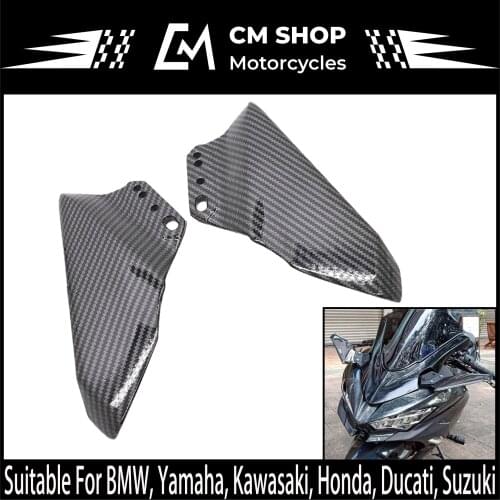 For SUZUKI GSX-R 600 GSX-R750 GSX-R1300 KAWASAKI ZX-10R ZX-6R Motorcycle Side Wing Kit Fairing Spoiler