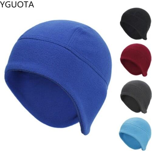 Autumn Winter Sports Riding Cap Running The New Hat Winter Hats For Men And Women Polar Fleece Turtleneck Cap Light Warm Ski Cap