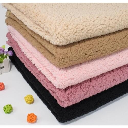 15Colours High quality Plush Fur Fabric For Sewing Pillow Garment Home textile Toys DIY Velvet Cloth Fabric 1X1.6