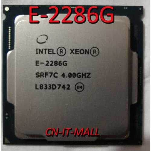 Pulled Xeon E-2286G CPU 4.0GHz 12MB 6 Core 12 Threads LGA1151 Processor