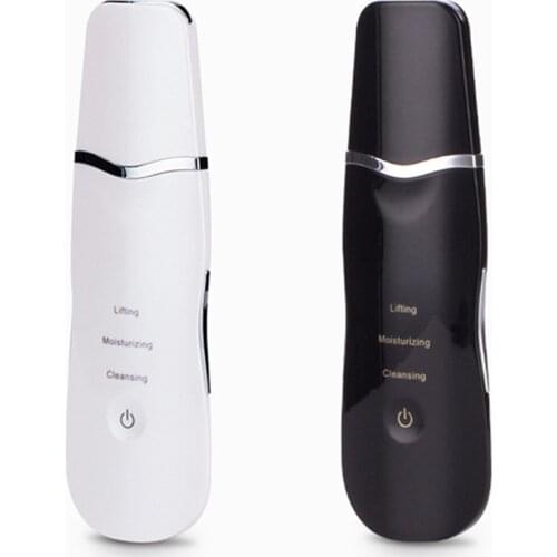 Professional Ultrasonic Facial Skin Scrubber Deep Face Peeling Face Scrubber Machine Removal Blackhead Facial Pore Cleaner Tools