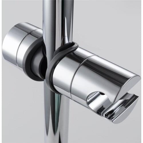 18-25mm Adjustable Pipe Rail Slider Shower Head Holder Lift Rod Support Bracket Straight Buckle Sprinkler Head Mounting Brackets