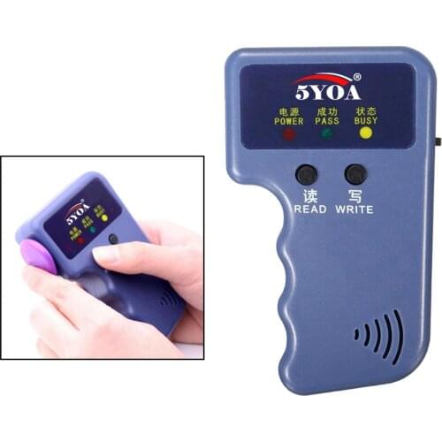 Homsafe Handheld Duplicator Programmer 125Khz RFID Card Reader Writer Rewritable ID Keyfob Small And Easy To Carry