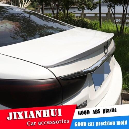 For Mazda 6 atenza Spoiler High Quality ABS Material Car Rear Wing Primer Color Rear Spoiler For Mazda 6 atenza Spoiler