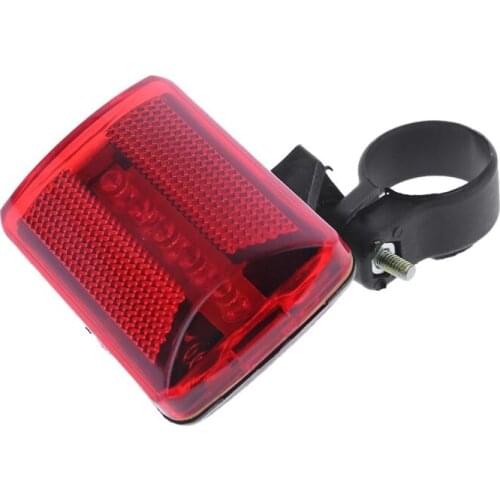 5 LED Rear Tail Bike Bicycle Back Light Night Safety Warning Flashing Lamp Red