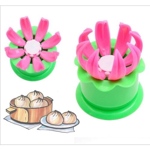 1 plastic dumpling tools dough press steamed stuffed bun Creative making mold steamed stuffed bun maker Hot sales Kitchen Tools