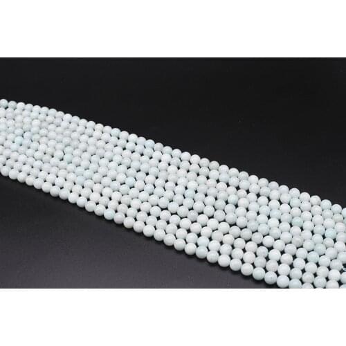 10mm AAAAA Natural Smooth Amazonite Round Stone Beads For DIY necklace bracelet jewelry make 15 "free delivery