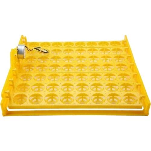 110V Automatic Egg Turner 56 Eggs Incubators Tray Quail Chicken Goose