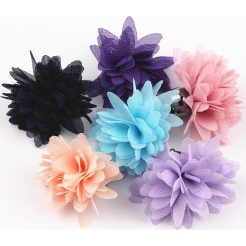 50pcs Mix Color 38mm Silk Satin Flower Tassel Pendants For Necklace Earring Findings Tassels DIY Jewelry Finding Accessories
